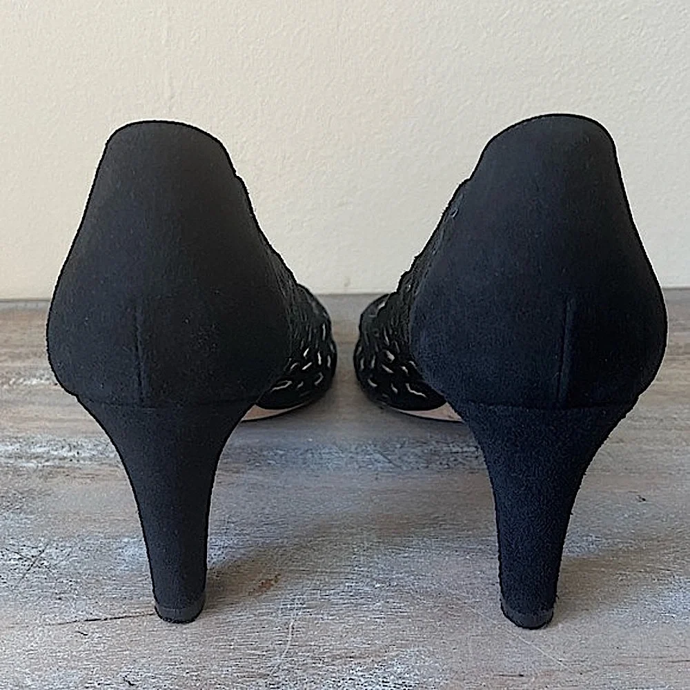 Aquatalia black suede