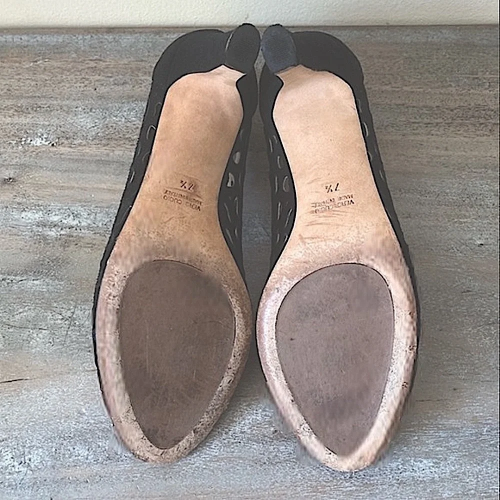 Aquatalia black suede