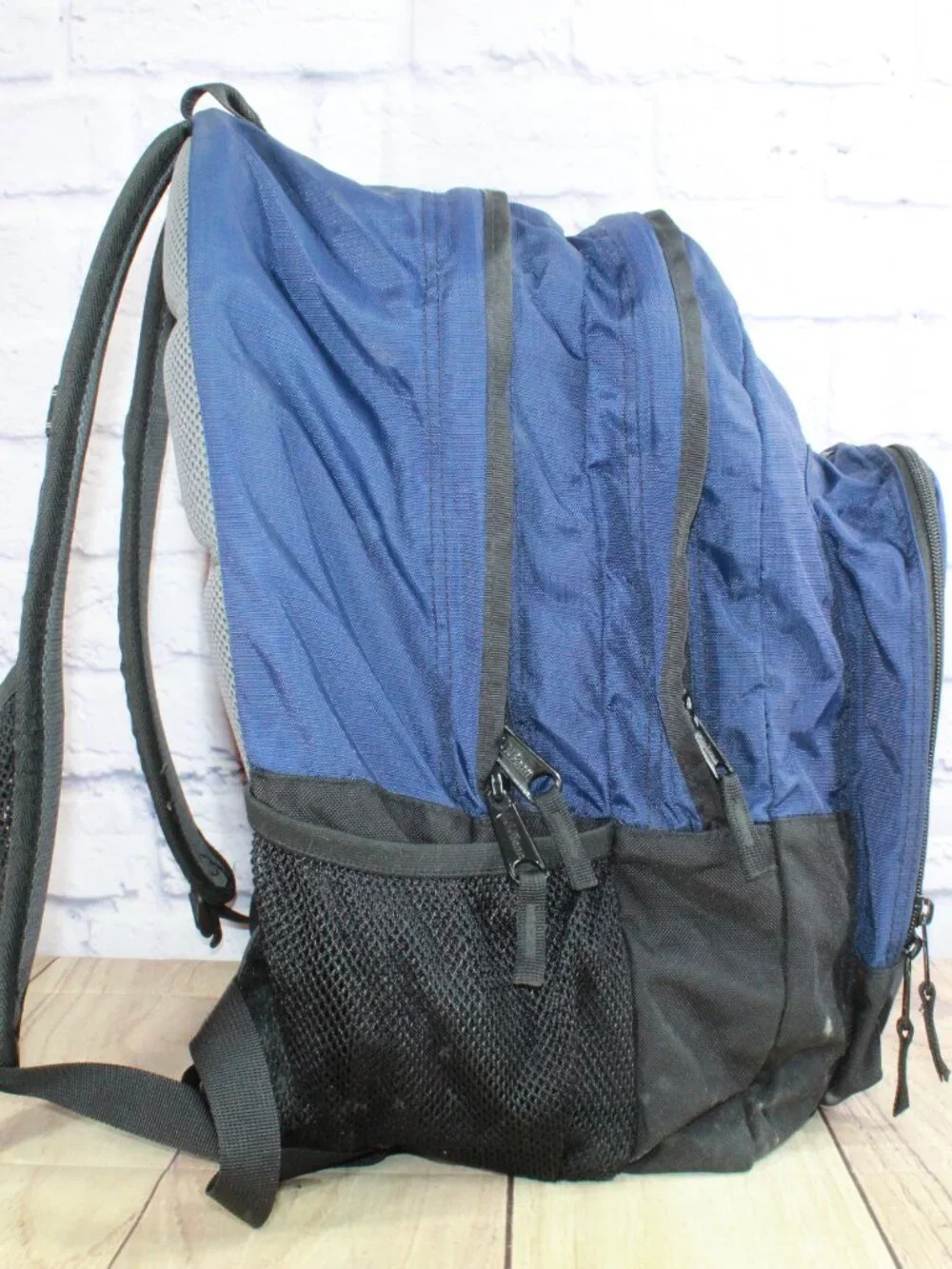 LL Bean Unisex Adult Navy A Super Deluxe Book Pack 41L School Travel Backpack