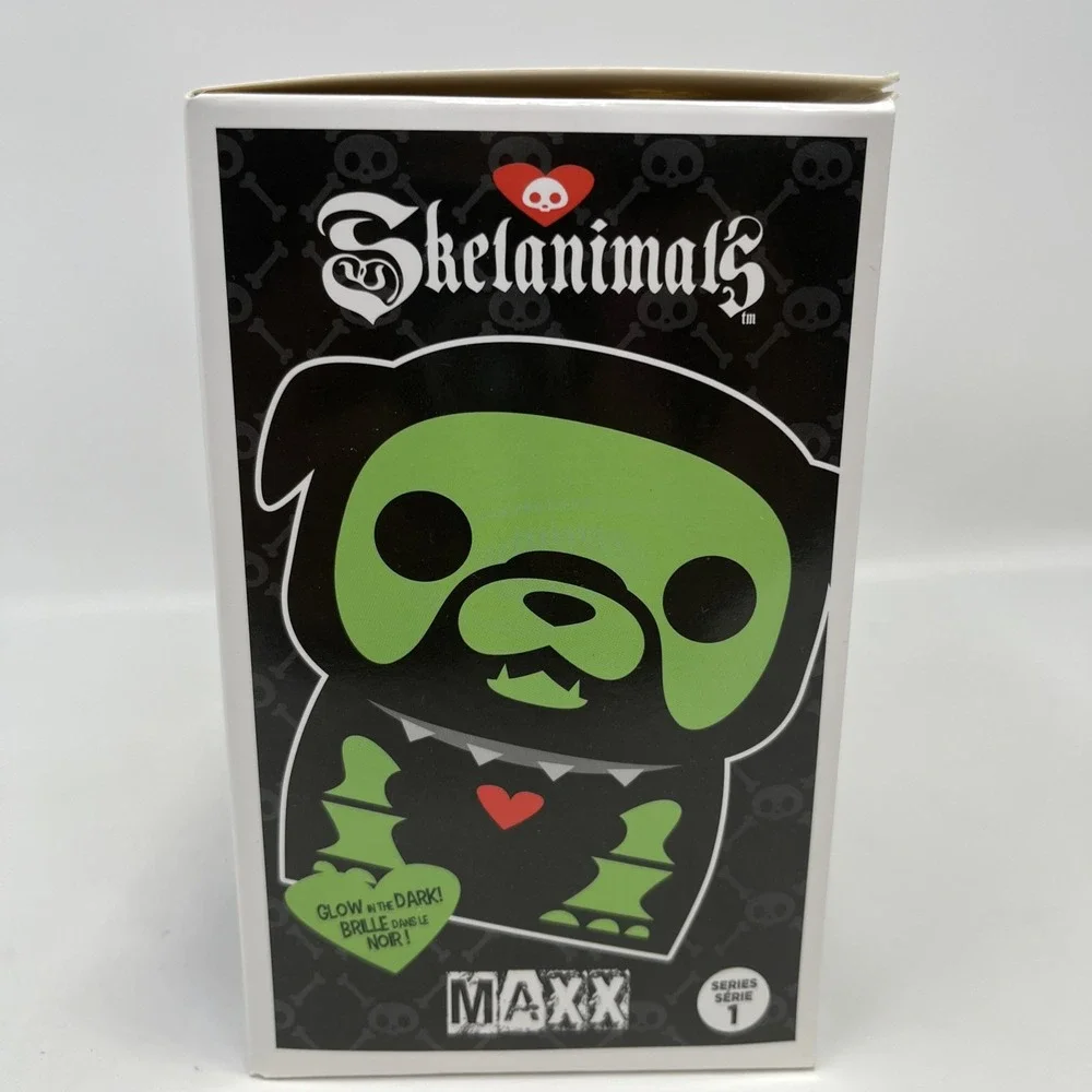 Skelanimals Maxx Glow in the Dark Vinyl Figure Series 1 Collectible BRAND NEW