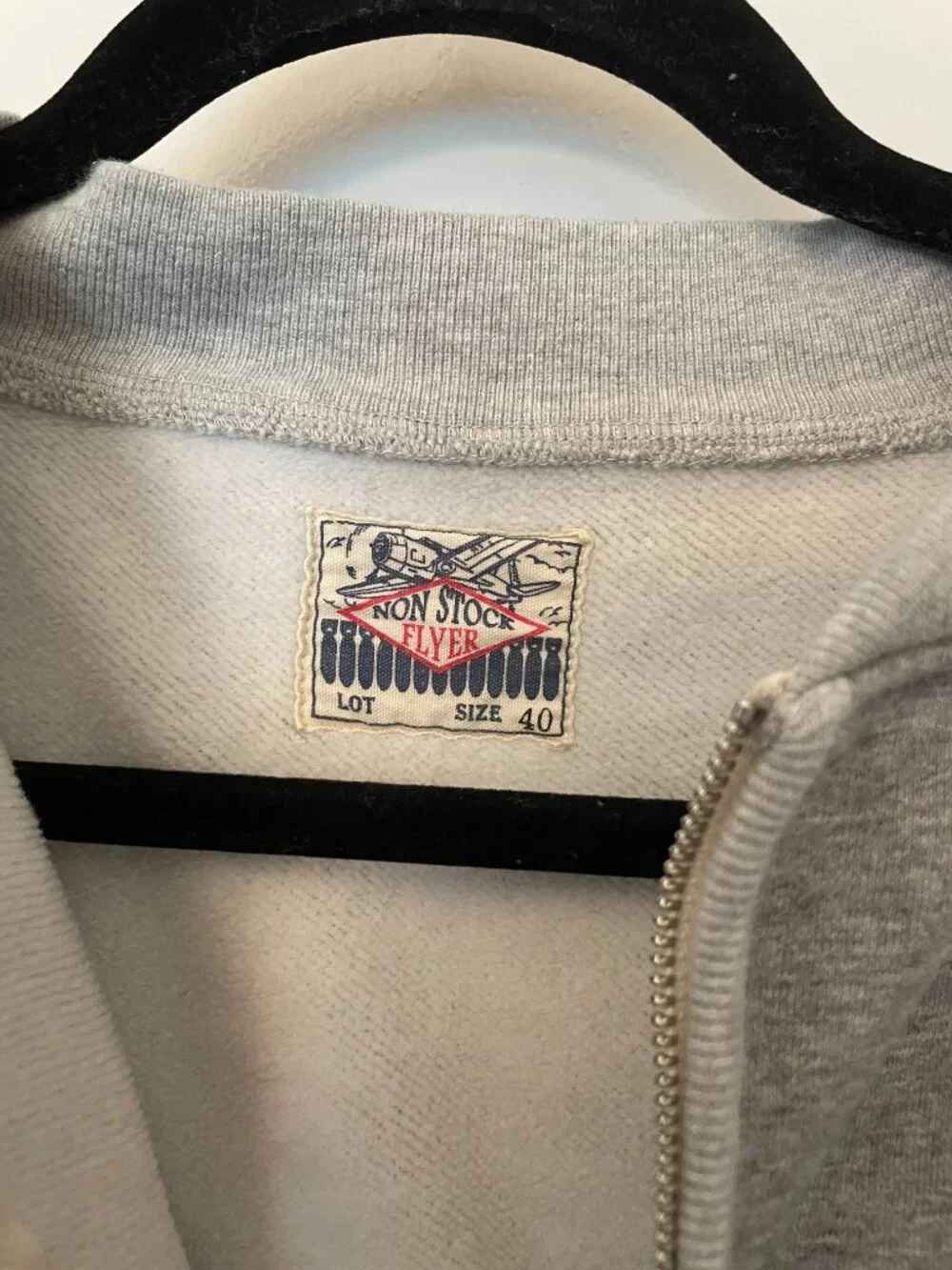 Upcycled Non Stock Flyer Racing Half-Zip