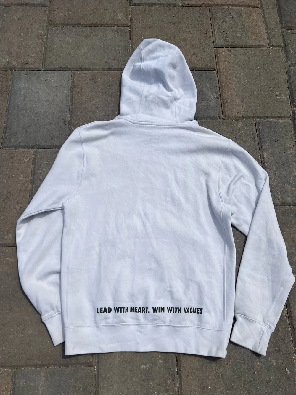 Rare Nike Men’s Planet Graphic Hoodie White Small 