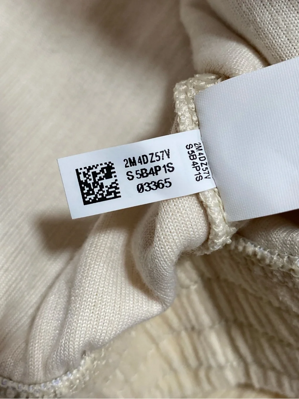 Aerie Cream Cropped Corduroy Zip Up Jacket XS Utility Mock Neck Fall Staple