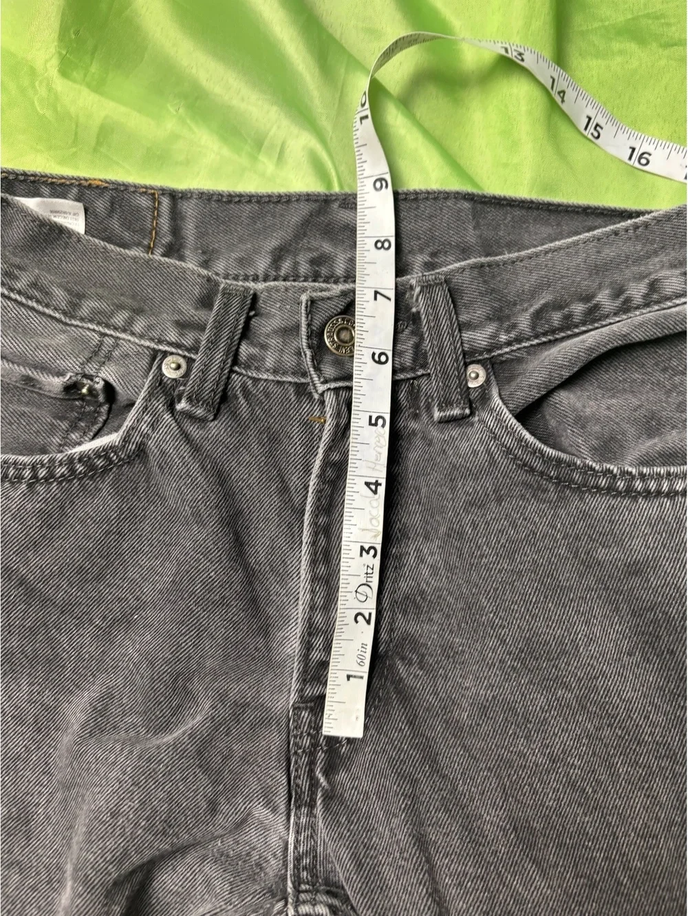 Levi's 505 Men's Black Straight Leg Jeans Size 29x34