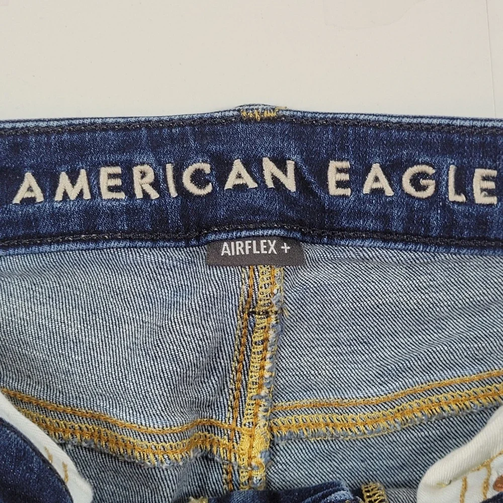 American Eagle Original Straight Jeans‎ Mens 32x32 Blue Excellent Airflex+ 0920