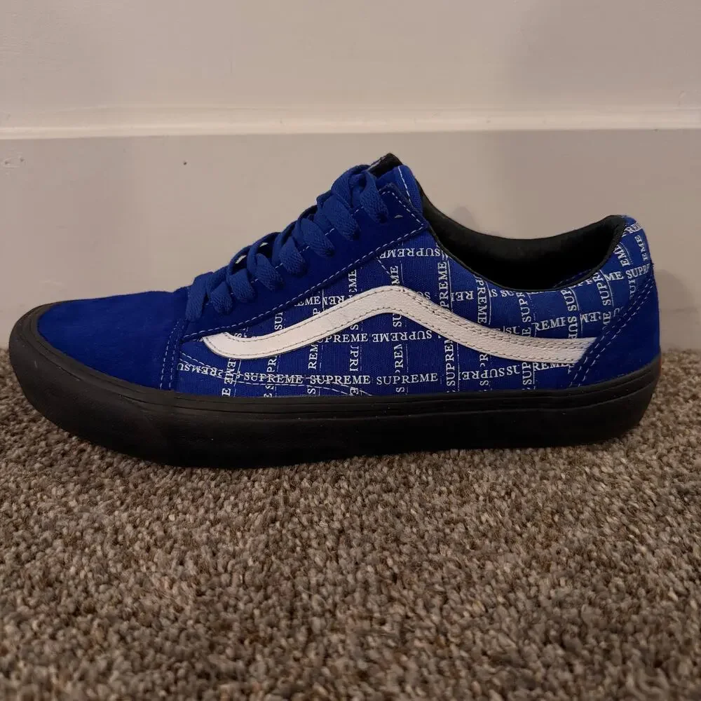 Vans logo supreme fall