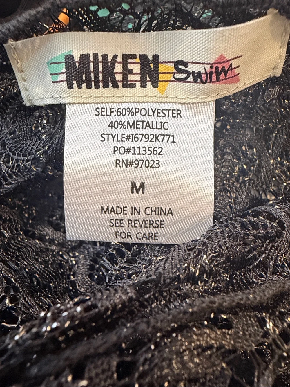 Miken Swim lightweight black