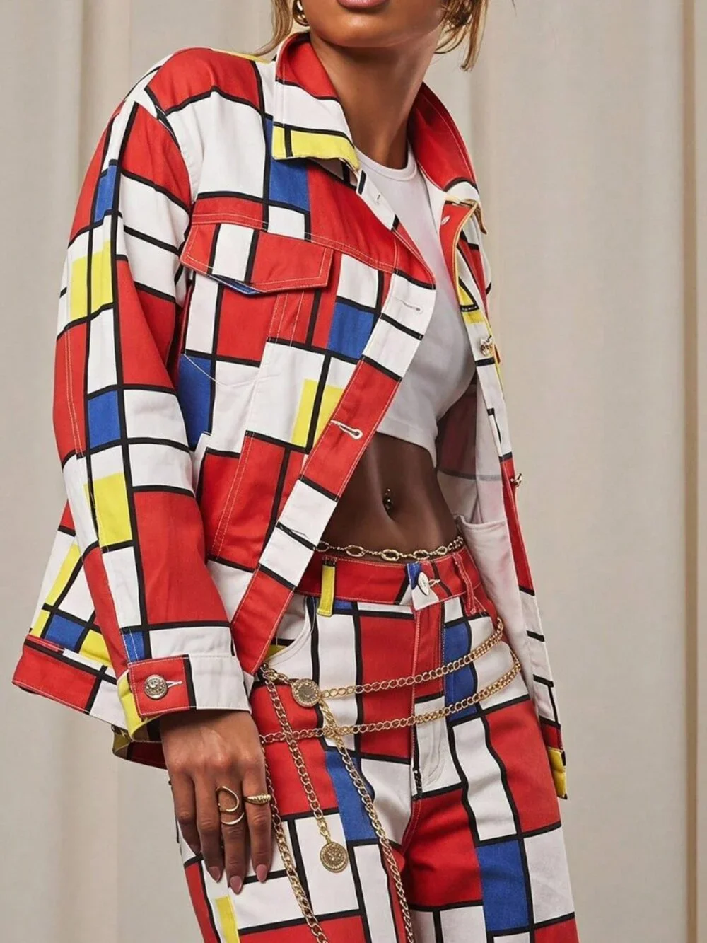 MODA ME COUTURE red top