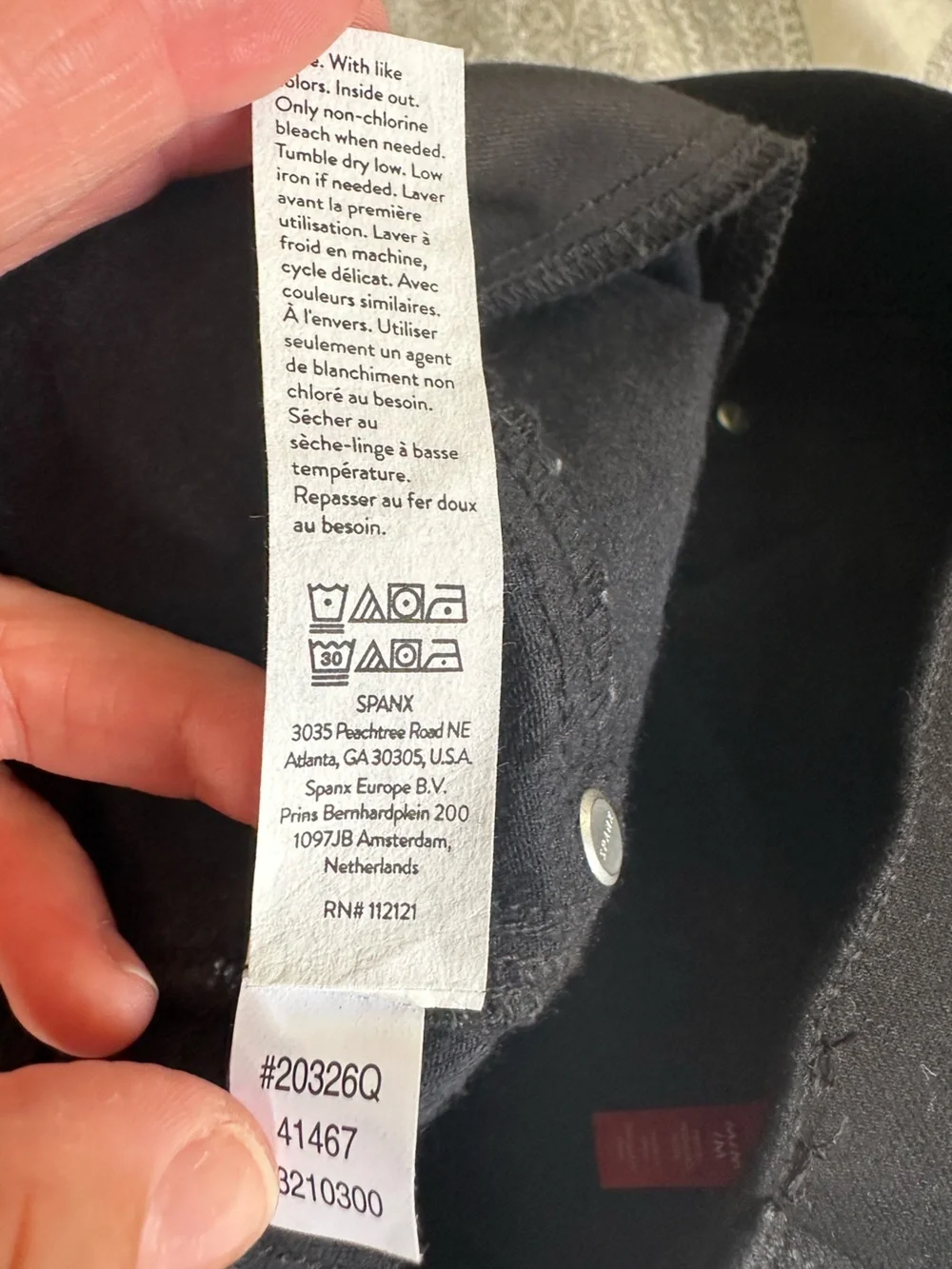 SPANX Women’s Clean Black Pull-On Flare Shapewear Jeans- Medium Petite