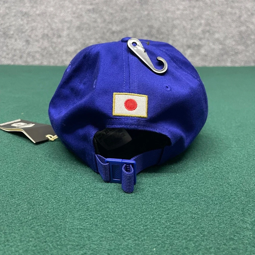 Japan Football Association Hat JFA Soccer Cap Purple Adjustable Strap OSFM NEW