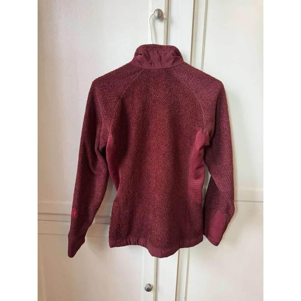 Vintage Patagonia R2 Regulator Fleece Jacket Womens S Burgundy Polartec