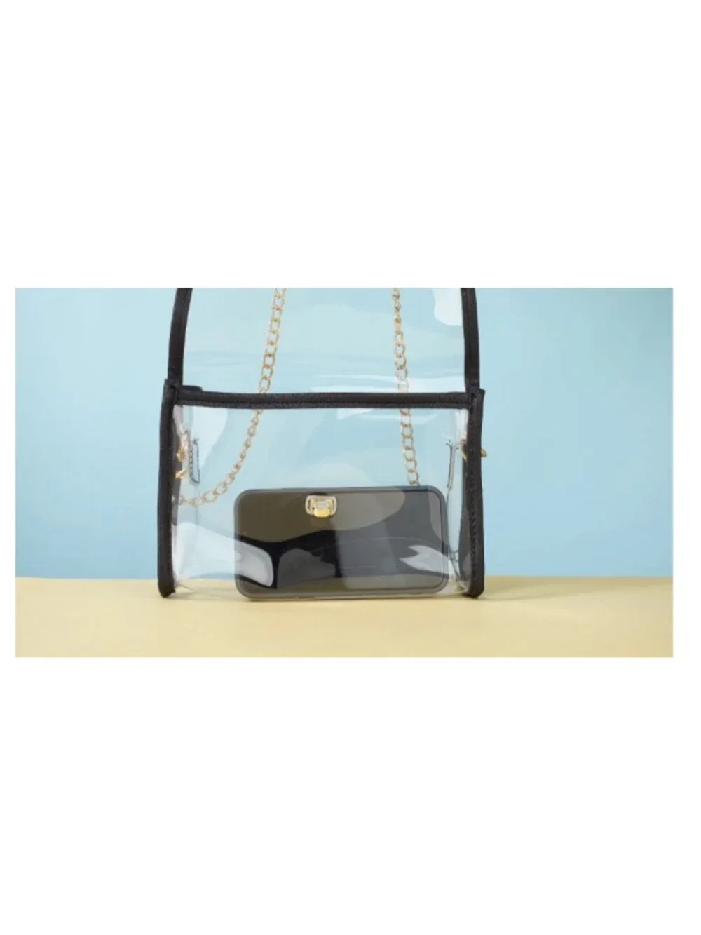 Clear Purse for Women Stadium Approved Transparent Crossbody Bag