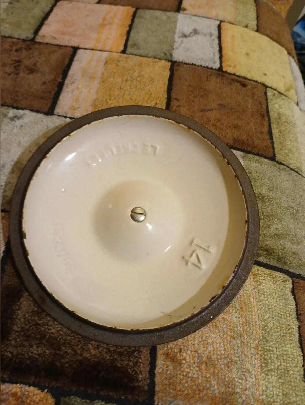 LeCreuset CAST IRON #14 LID ONLY!!!