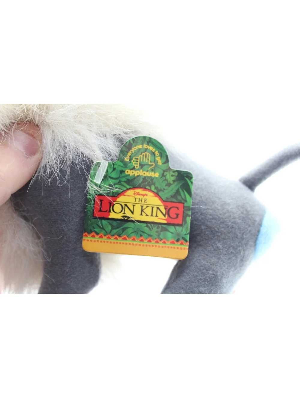 NWT VTG Disney Applause 41699 Lion King Rafiki Vinyl Mini Plush Doll 5.5