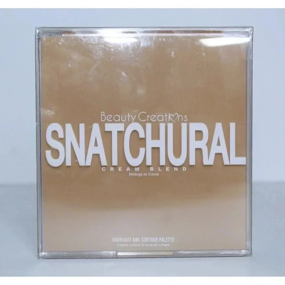 Beauty Creations Snatchural Cream Blend Highlight & Contour Palette‎ Sand, NIB