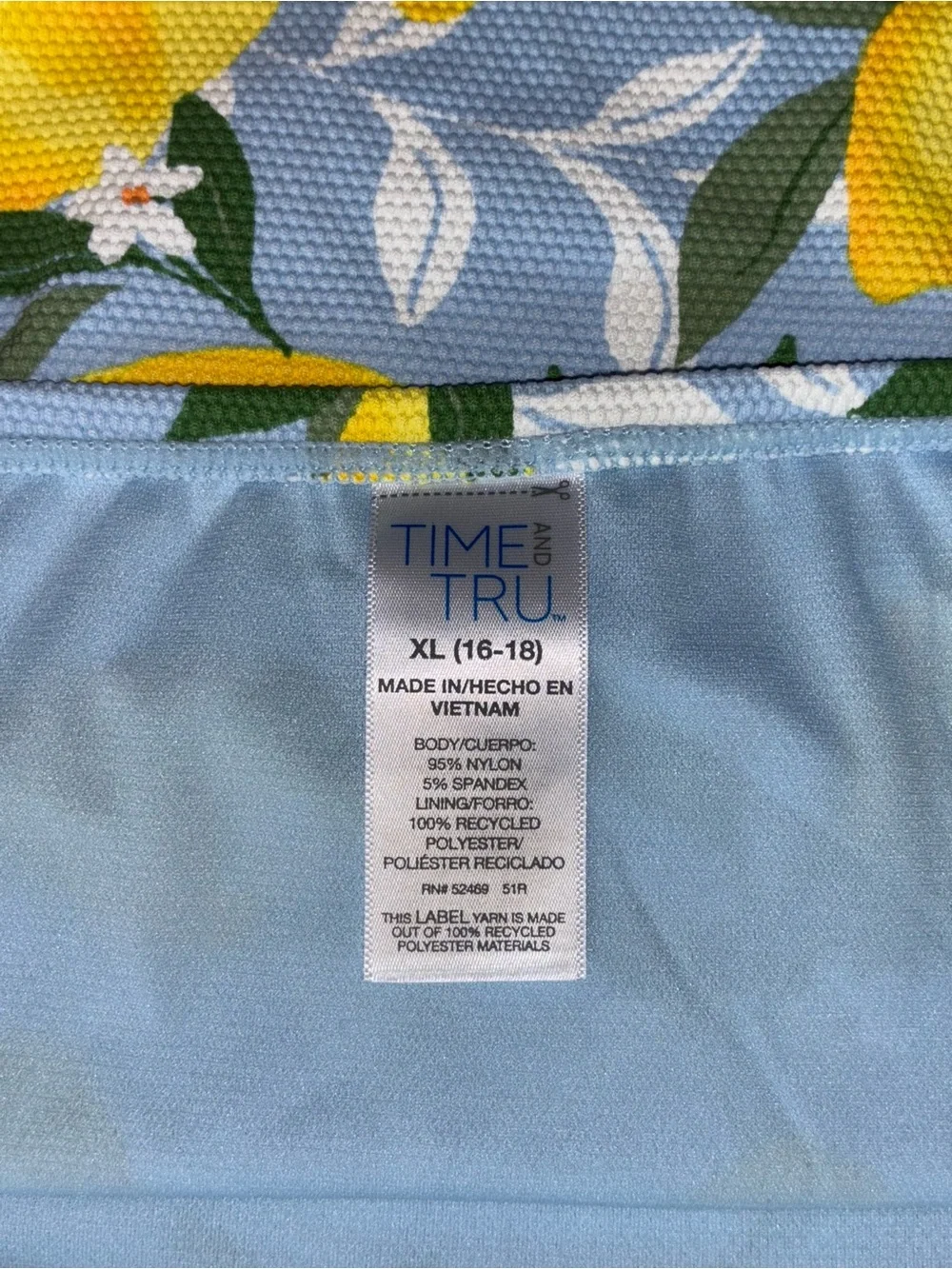 Time and Tru piece bikini