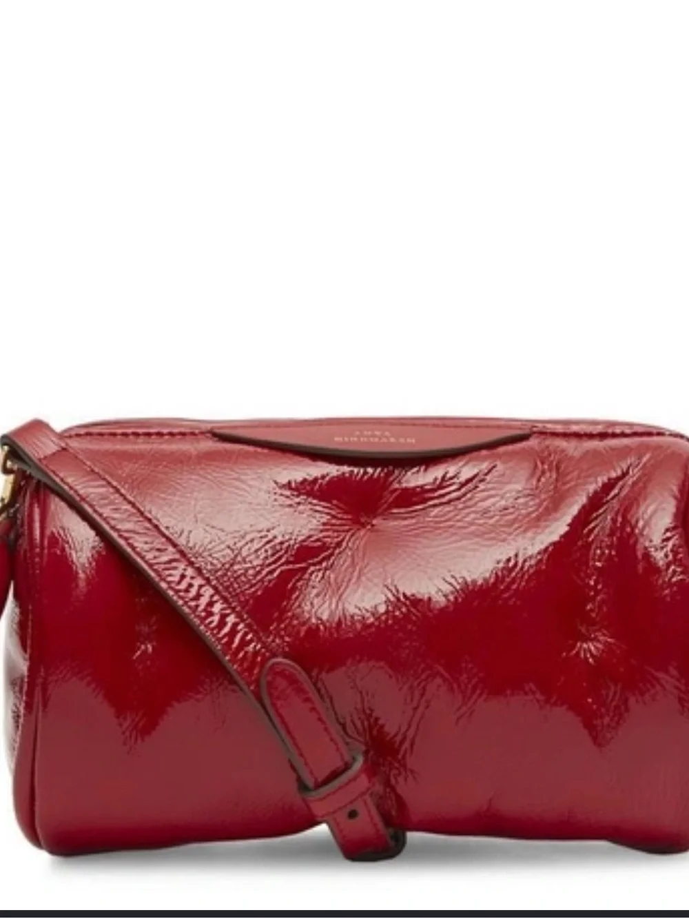 Anya Hindmarch Red Leather Crossbody Bag