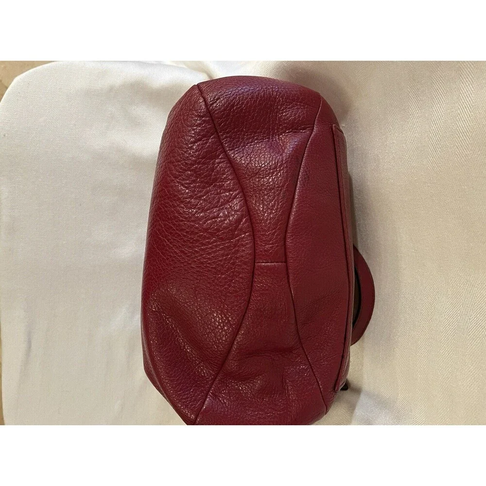 Marc by Marc Jacobs Beautiful Burgundy Leather‎ Hobo Shoulder Crossbody Bag