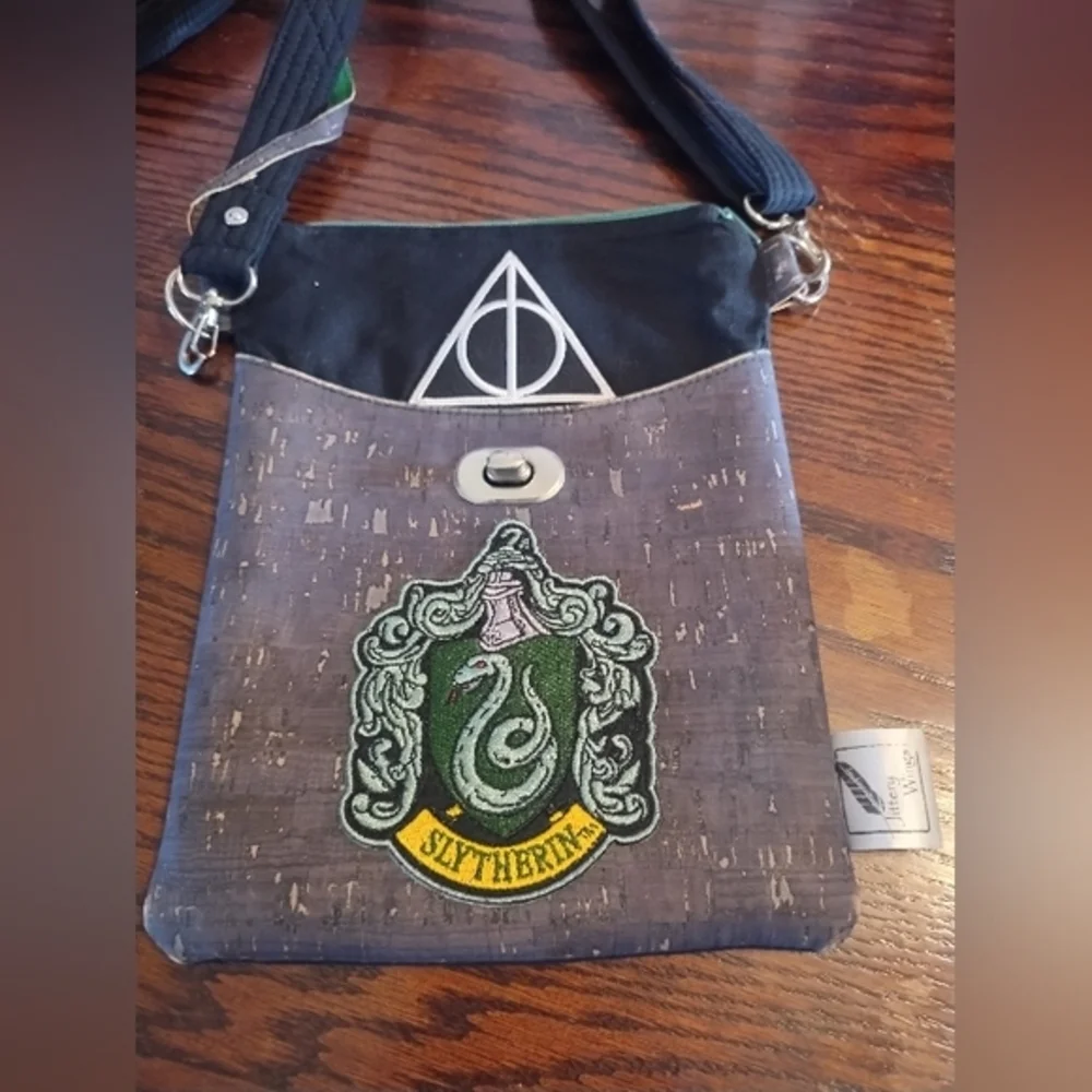 Custom Harry Potter Slytherin Crossbody Bag‎ By Jittery Wings