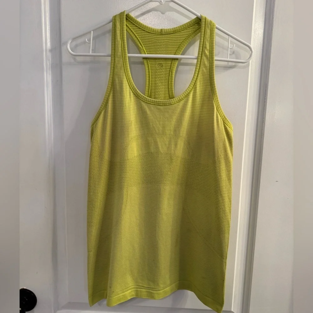 Lululemon Swiftly Tech Racerback 2.0 Yellow Pear
