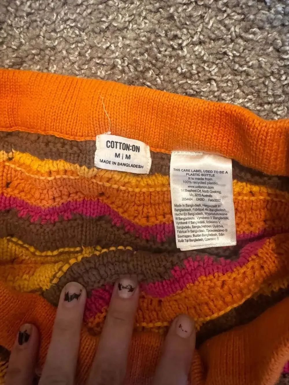 Cotton On cotton crochet