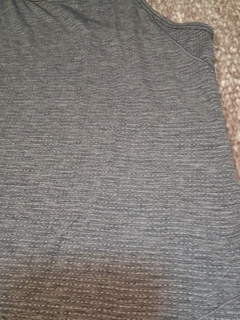 lululemon athletica Heathered Gray Racerback Tank