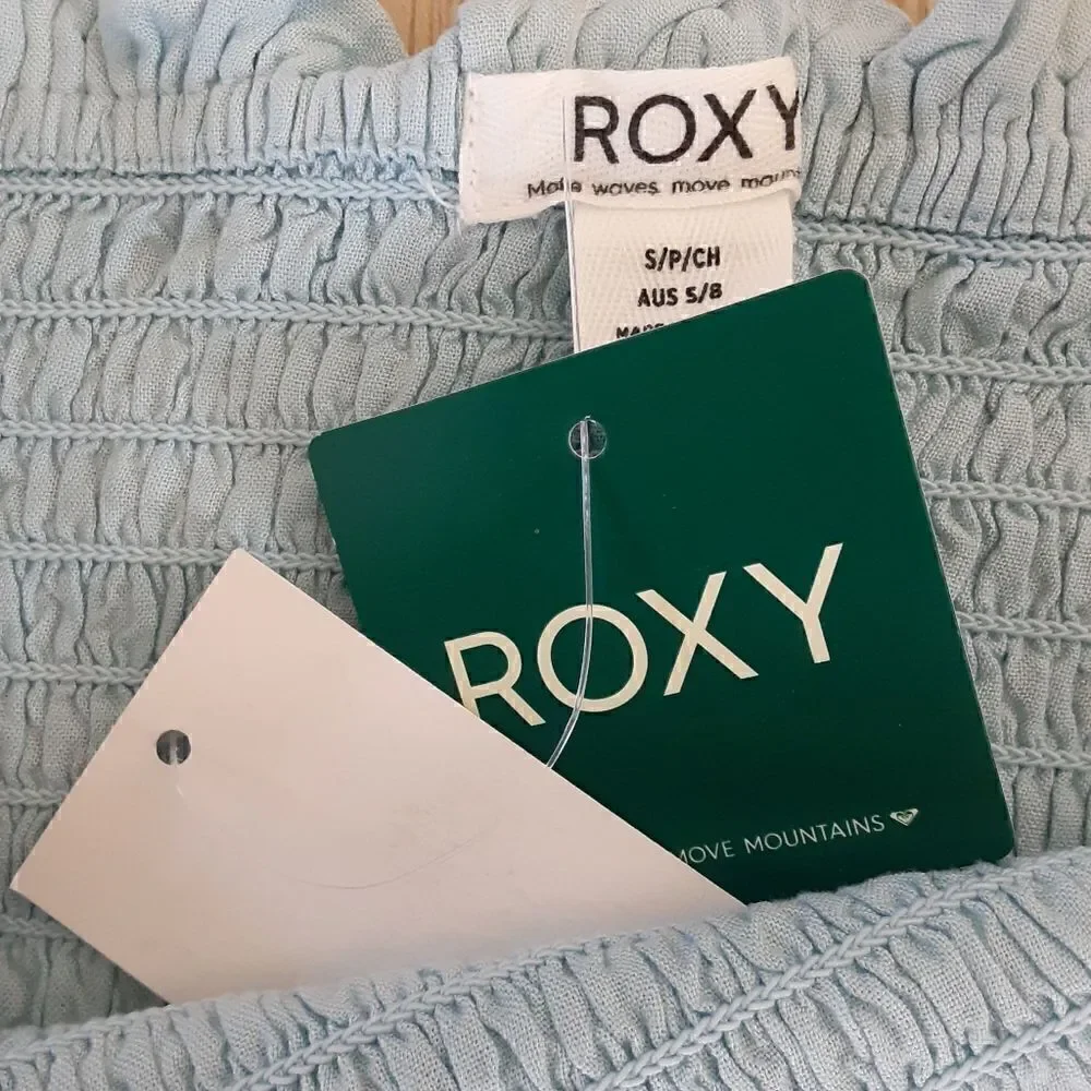 Roxy Tell Me Skirt - Cool Blue, size Small, NWT