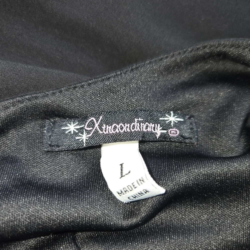 Xtraordinary black chiffon