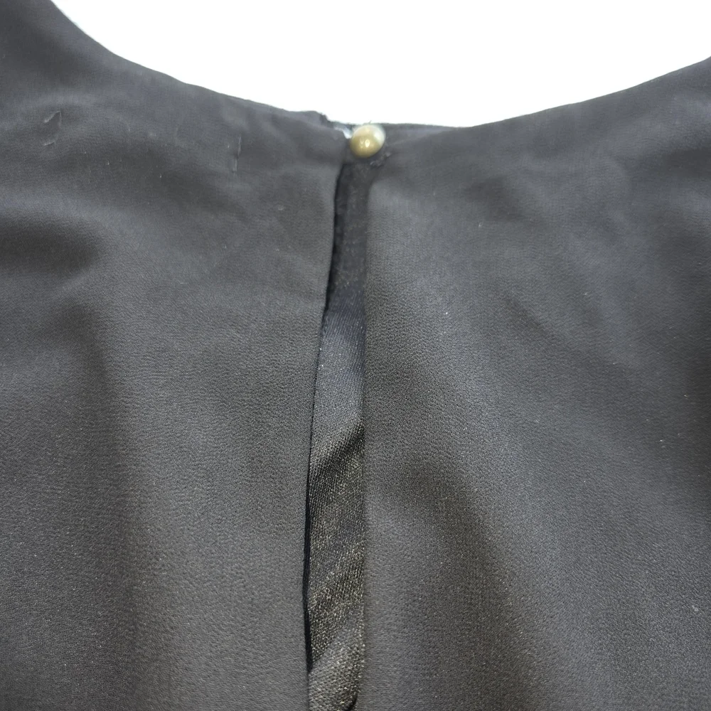 Xtraordinary black chiffon