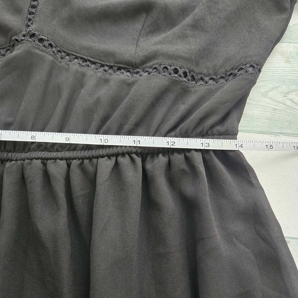 Xtraordinary black chiffon
