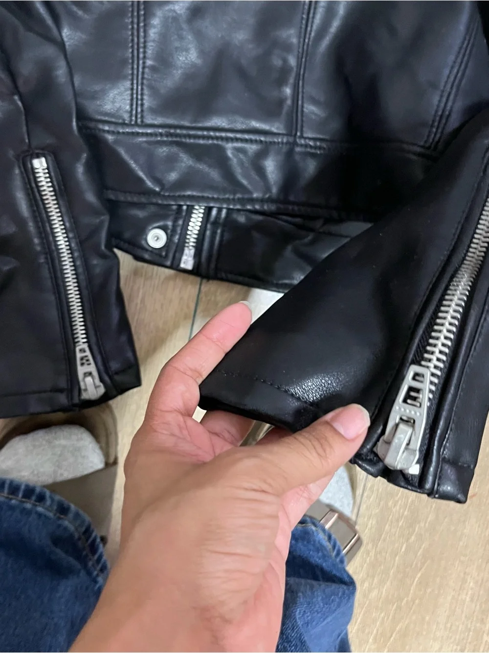 Blank NYC edgy moto