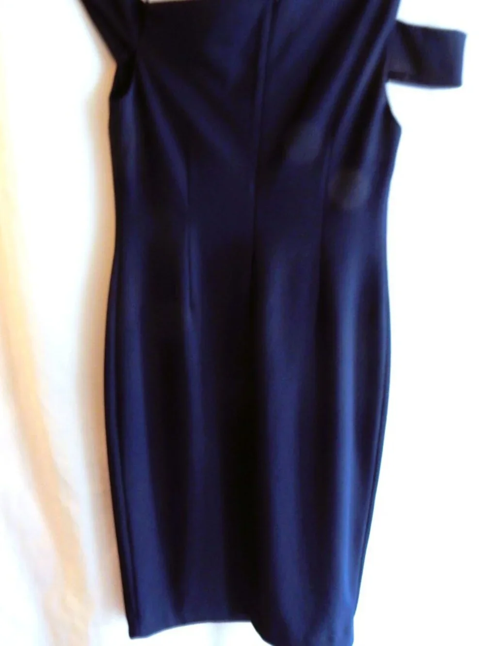 Trini Turk Navy Knit Cold Shoulder Dress in Size 6