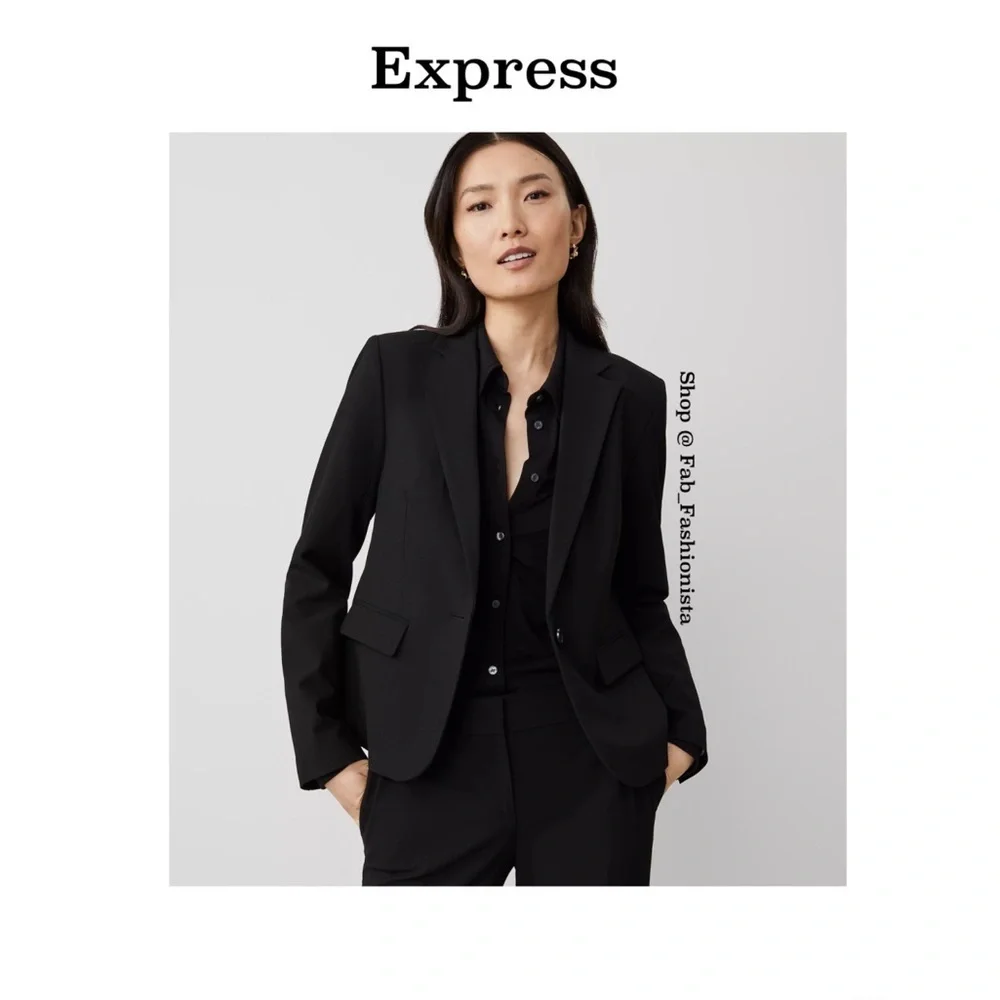 Express Classic Black Suit Jacket