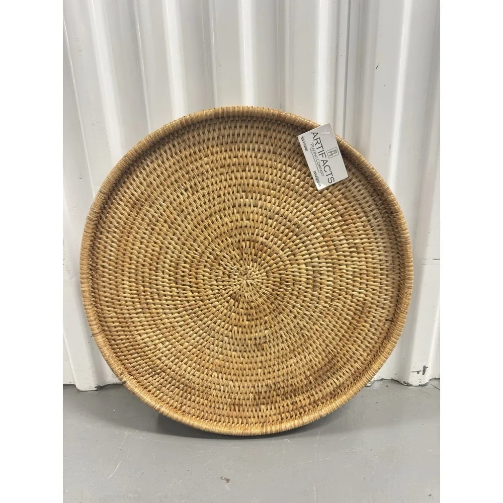 Artifacts Trading Company Hand Woven Rattan‎ Tray 16