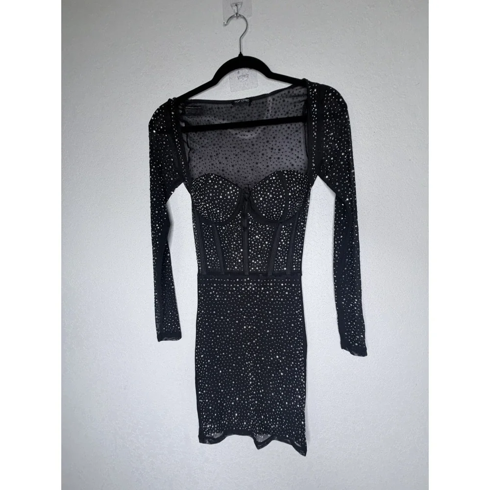 Top Chic y2k black