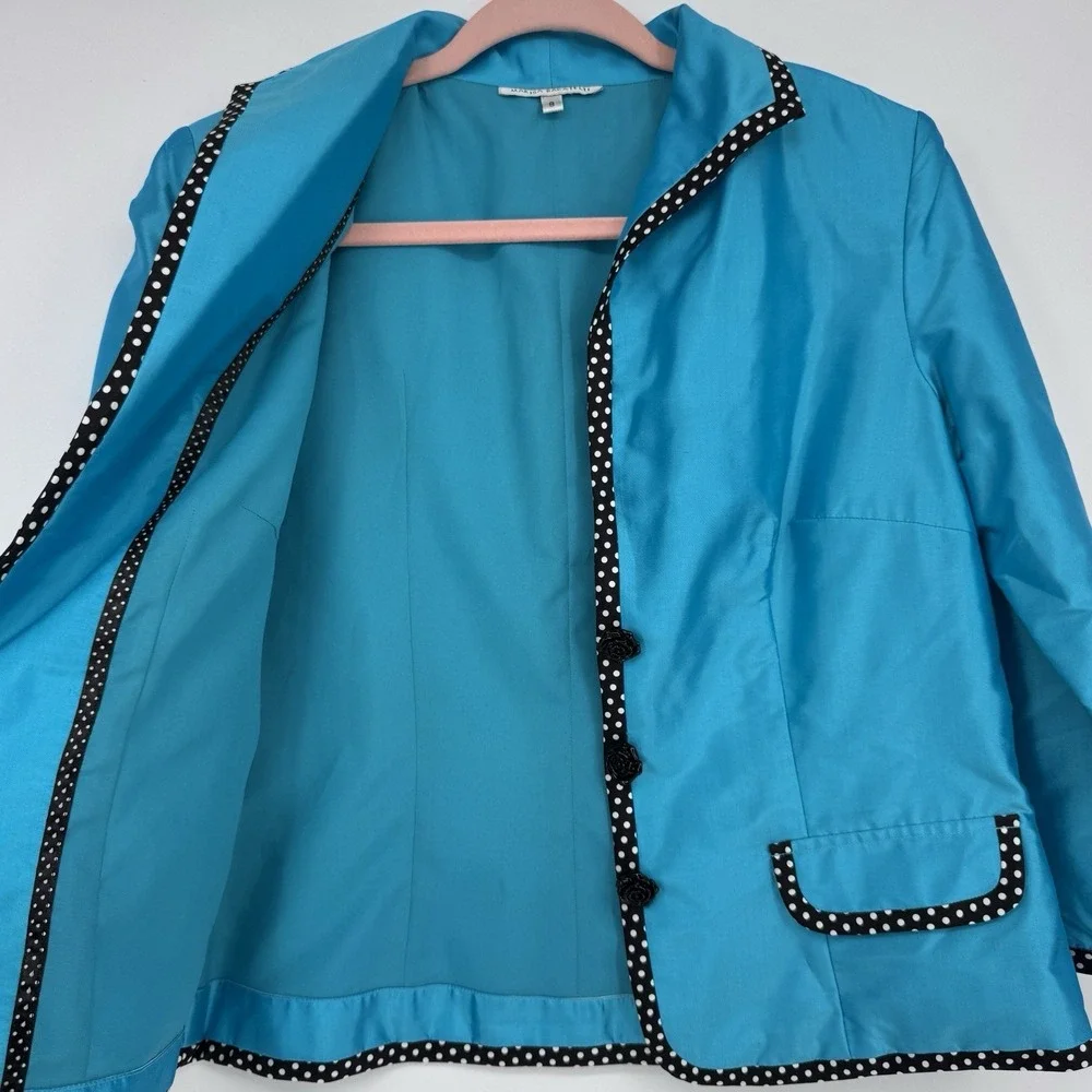 Marisa Baratelli blue shoulder