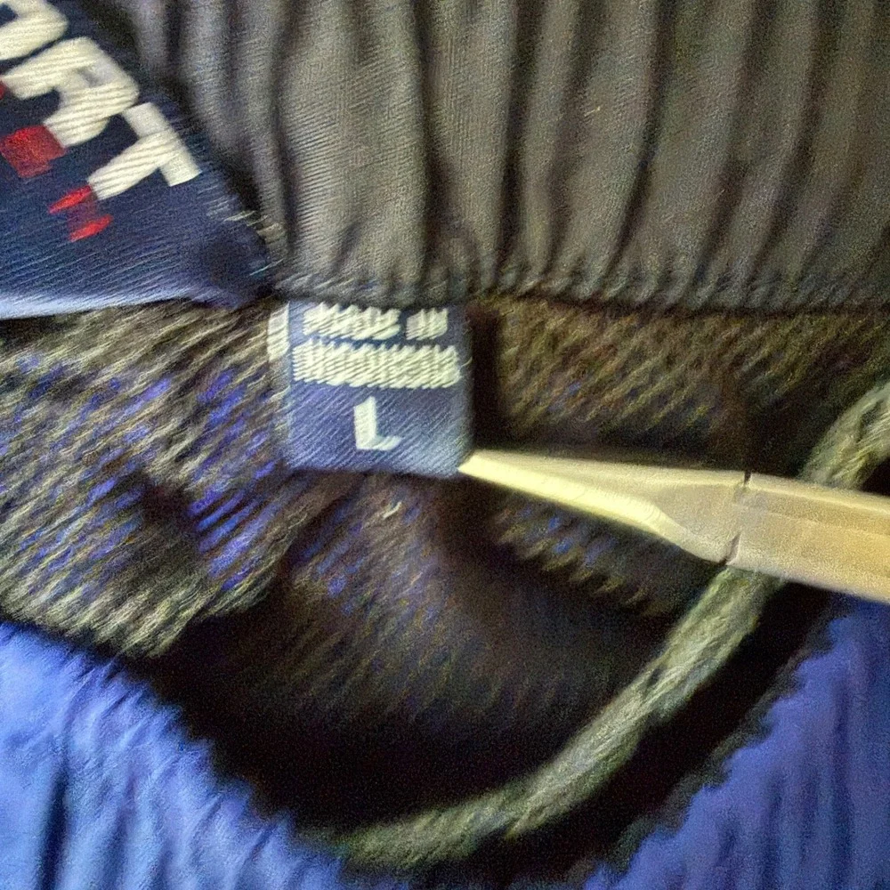 Vintage Polo Sport Ralph Lauren Swim Trunks Blue Y2K Mens‎ Large Nylon Shorts