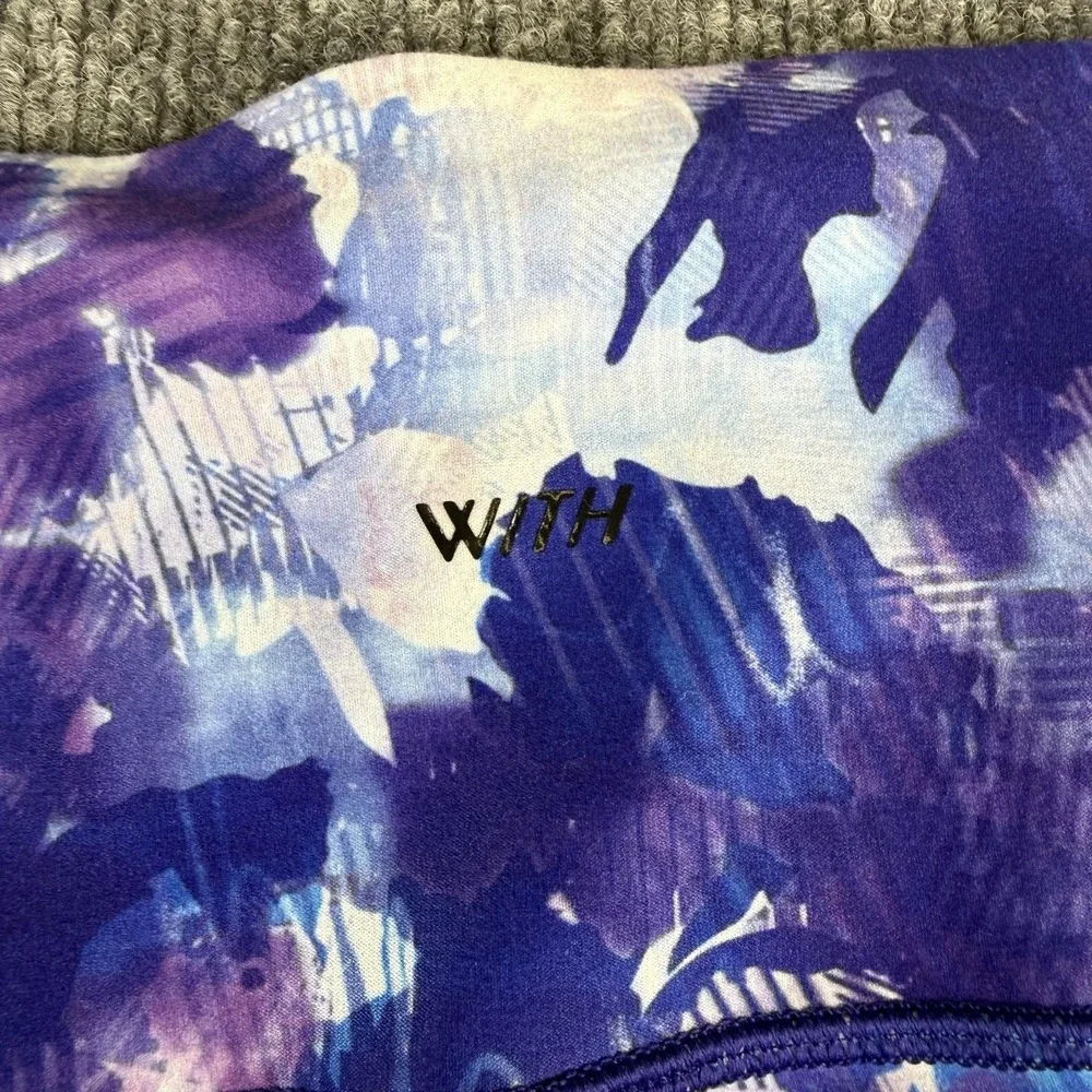 Wear It To‎ Heart Outfit Womens 2XL Blue Tie Dye Peloton Bra Leggings Yoga Set
