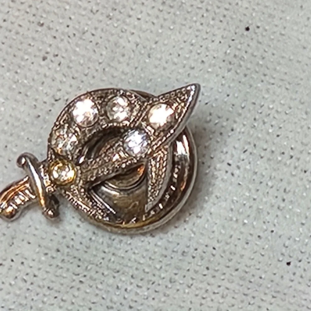 Crescent features sterling silver