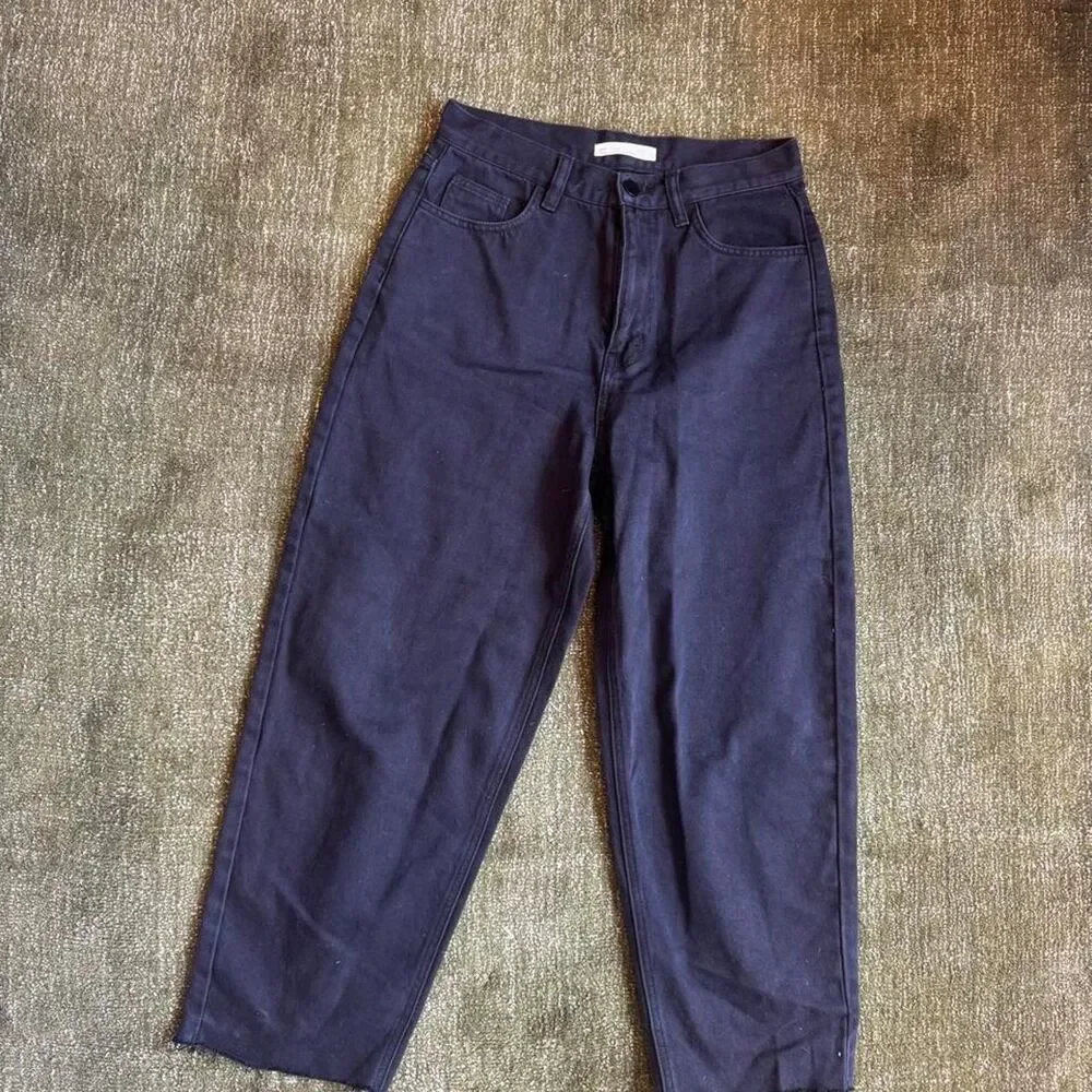 Oak-fort Women's Navy and Black Jeans