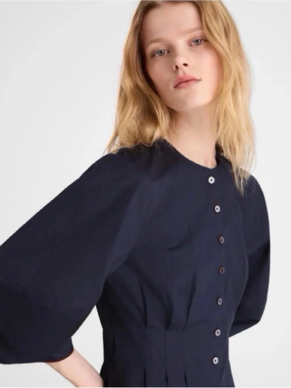 Madewell sculptural sleeve