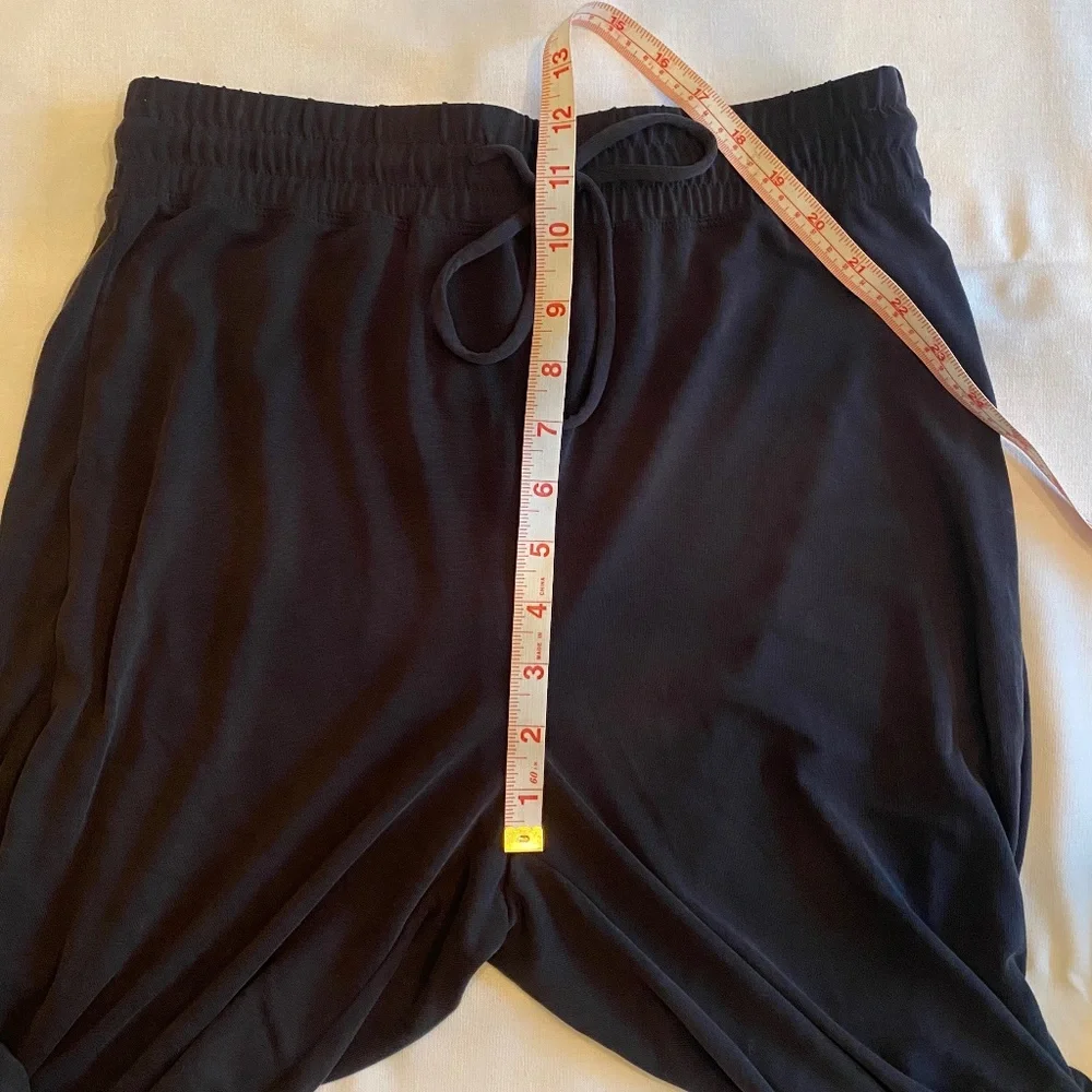 Express joggers crop ruched black XS