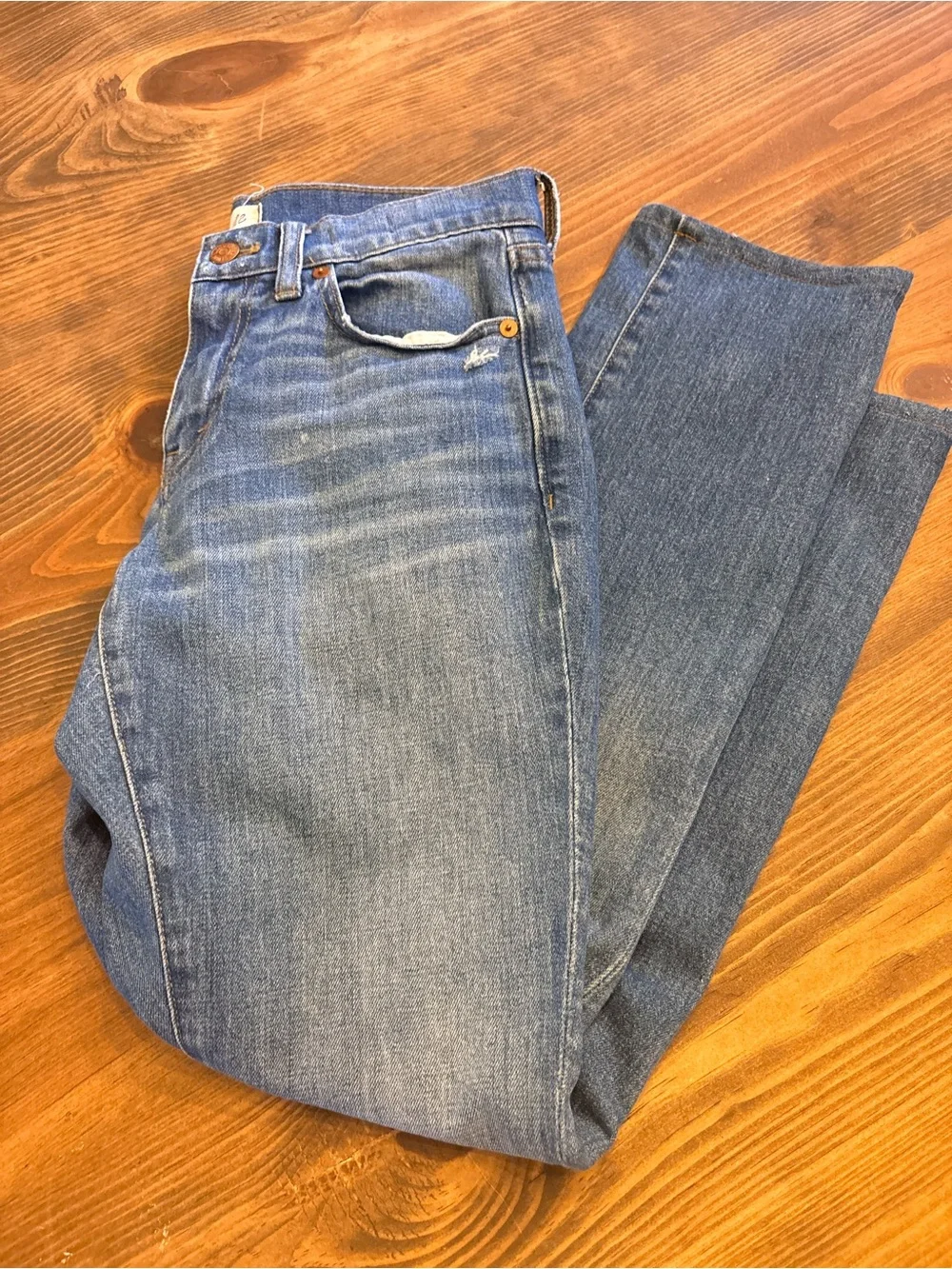 Madewell The Slim Boyjean in Walton Wash