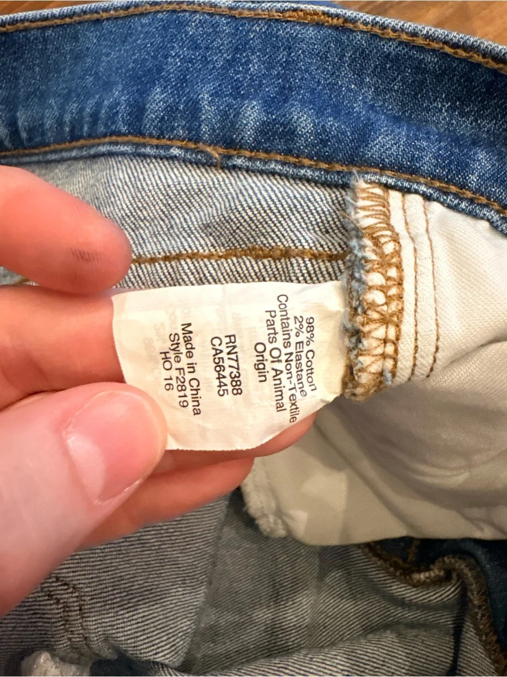 Madewell The Slim Boyjean in Walton Wash