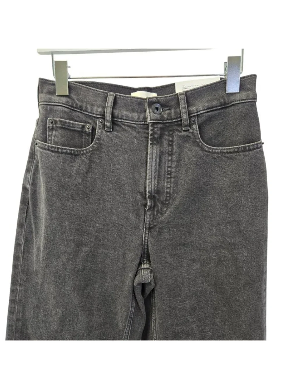 NWT Everlane The Way High Sailor Jean in Washed Black Size 26