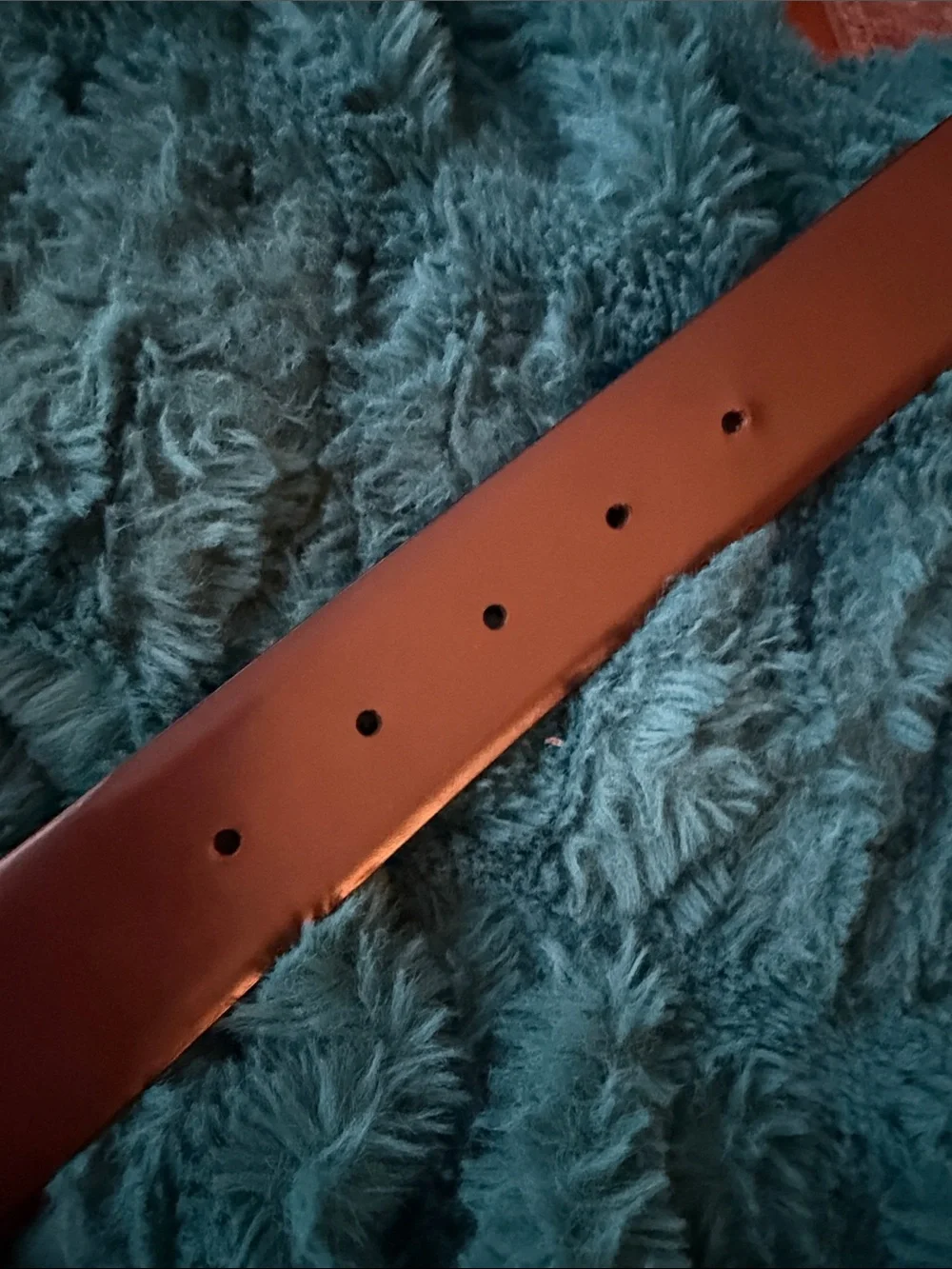 Salvatore Ferragamo BL/BR Leather Belt with Silver Buckle 36” reversible