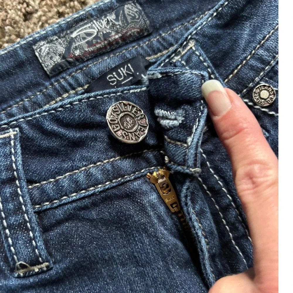 Silver Jeans zip measurements