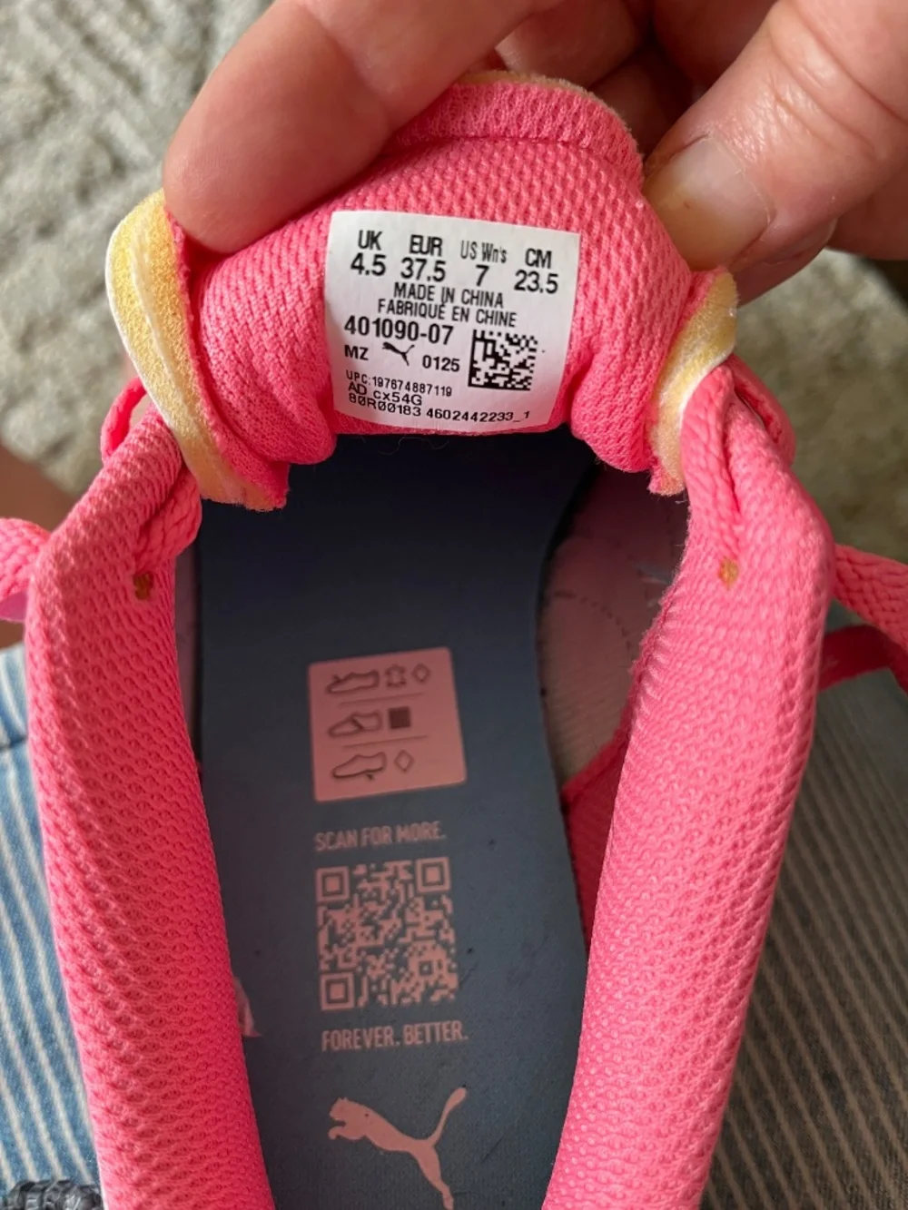 Pink Puma Shoes