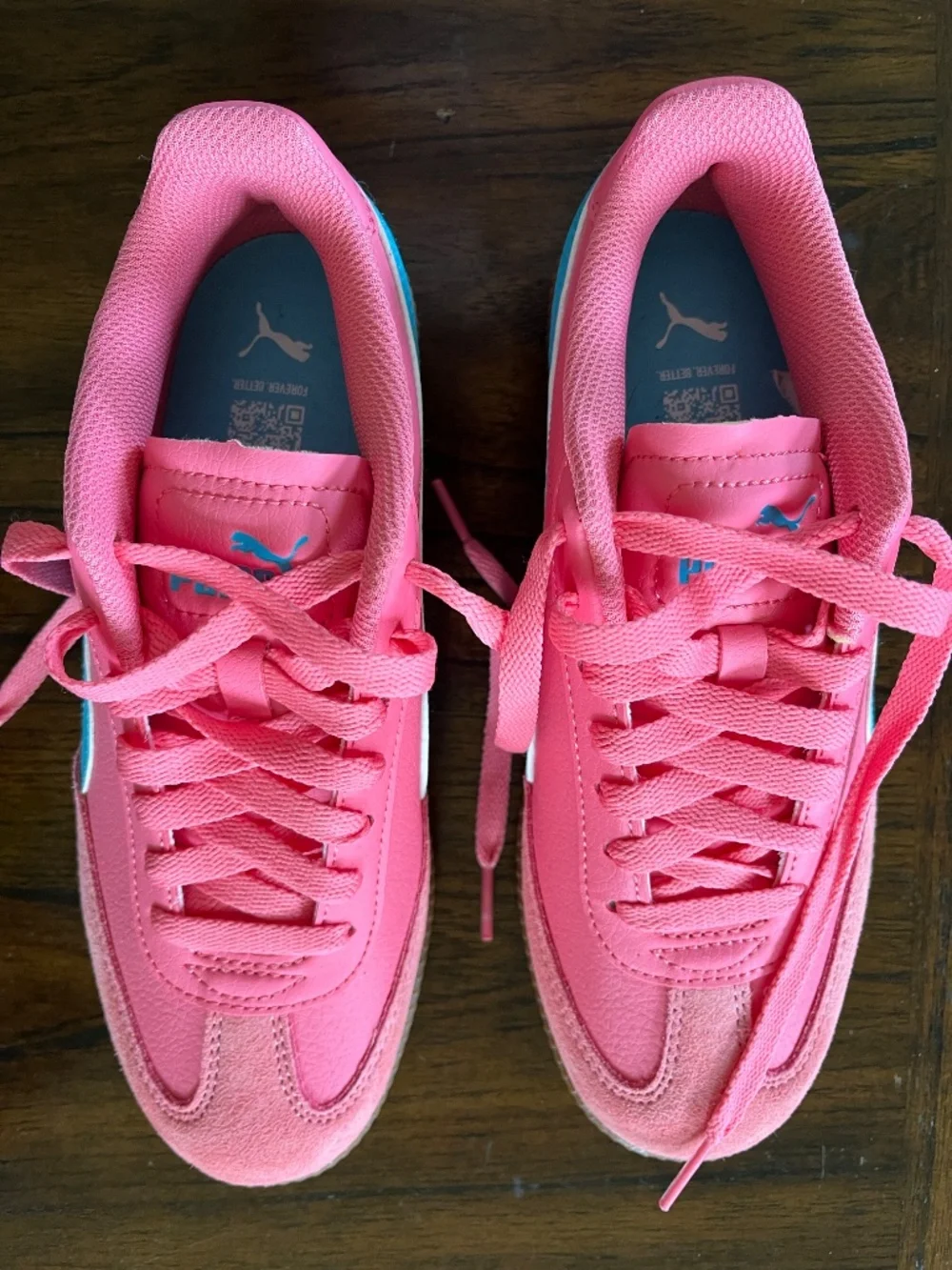 Pink Puma Shoes