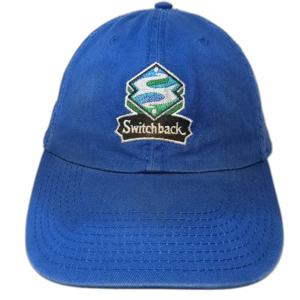 knp Switchback Brewing Co Burlington VT Blue One Size Baseball Cap Hat Cotton
